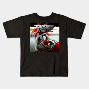 Twisted Metal series Sweet Tooth graphic design by ironpalette Kids T-Shirt